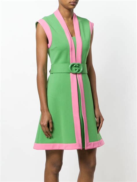 gucci pink and green dress|gucci pink snake dress.